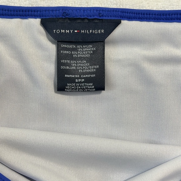 Tommy Hilfiger Small Bottoms Bikini Ruffled High Waist in Provence Blue NWT - Picture 8 of 9
